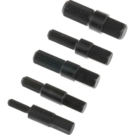 Rs Pro – Jeu d'extracteurs de vis 5 pièces – Acier pour vis cassées – Taille des trous pilotes 4 à 8 mm – Solution efficace pour réparations (1/2)