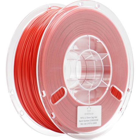 Renkforce RF-4738596 Filament PETG 1.75 mm 1000 g rouge 1 pc(s) (1/3)