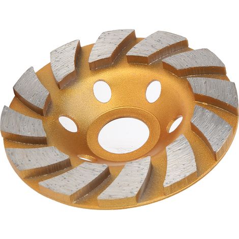 4" 100mm Diamantschleifscheibe, schalenförmig, Schleifscheibe für Stein, Beton und Granit, Werkzeug Nr. 1 (1/5)