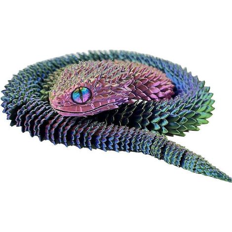 Bewegliche und flexible 3D-Schlange, Geschenkfigur, 3D-Geschenk (1/5)