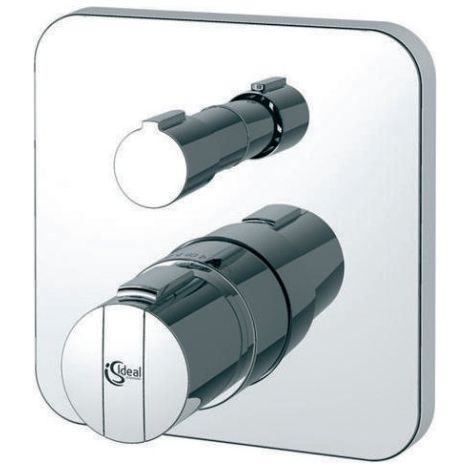 Factice thermostatique simple UP CERATHERM 200 rosace chromée 157x157mm IDEAL STANDARD (1/4)