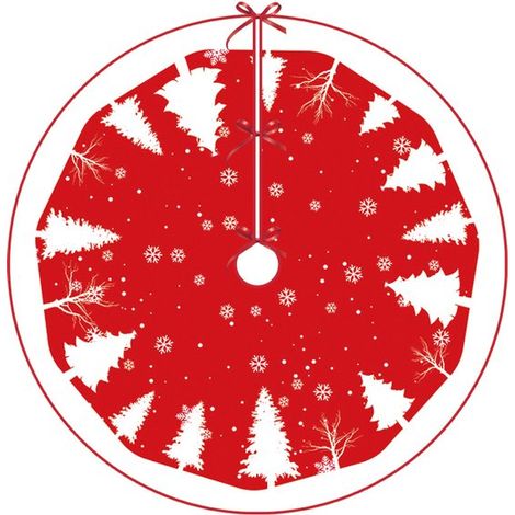 Jupe de sapin de Noël de 60 cm, housse de sapin de Noël, décoration de sapin de Noël, tapis de sapin « Joyeux Noël » pour sapin de Noël (1/5)