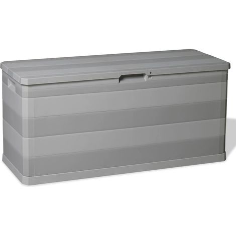 Gartenbox Grau 117×45×56 cm