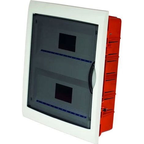 CENTRALINO DA INCASSO 24 moduli- mm.315 x 365 x 80 bianco  - FAEG