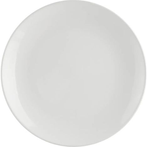 Lot de 6 Assiettes Plates "Colorama" 26cm Blanc (1/2)
