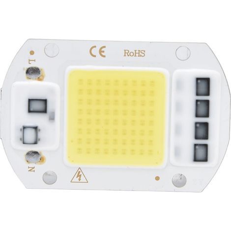 Source de lumière COB haute tension, puce LED haute puissance, blanc froid, 100W, 220V, pour utilisation intérieure et extérieure (1/5)