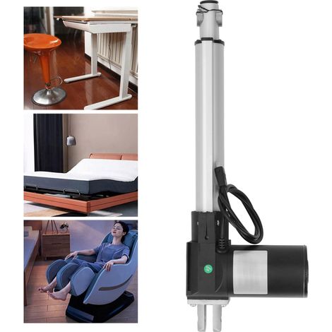 Vérin de retournement de lit électrique YNT-01, poussée de 500 N, vitesse de 30 mm/s, course de 200 mm, 12 V (1/5)