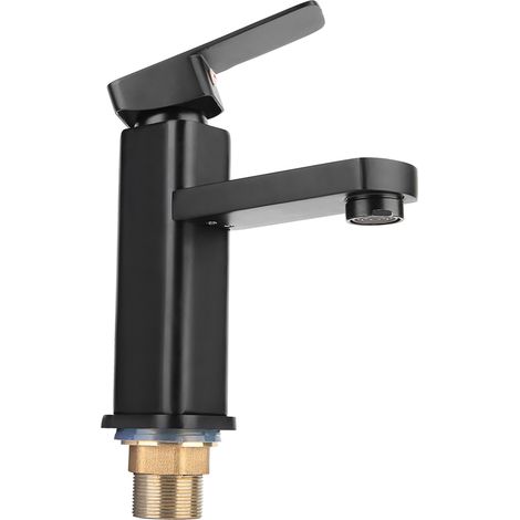 Robinet de lavabo monotrou, mitigeur eau chaude/froide, robinet cascade, robinets modernes (1/5)