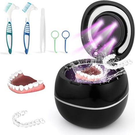 Ultraschallreiniger – Reinigungsgerät – Schmuckreinigung – 42.000 Hz Frequenz – 180 ml – Schwarz (1/5)