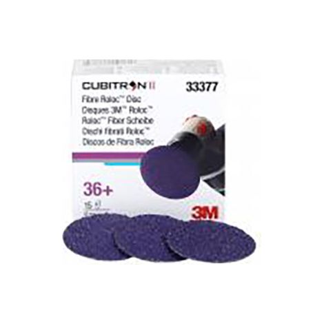 3M 33377 DISCHI ABRASIVI CUBITRON II ROLOC GRANA 36+ PEZZI 15