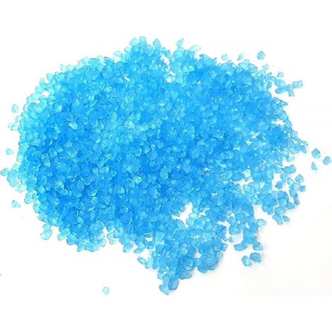 TRADE SHOP - Sassolini Pietre Ciottoli Sassi Sabbia Azzurro 500g Ed39940 Decorazione Acquario -
