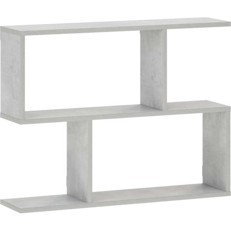 Wall Shelf Concrete Grey 72 x 17 x 55.5 cm Engineered Wood vidaXL (1/5)