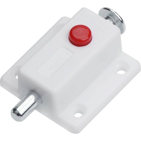 Bouton-poussoir à ressort, verrou coulissant en plastique ABS, loquet à cylindre, loquet