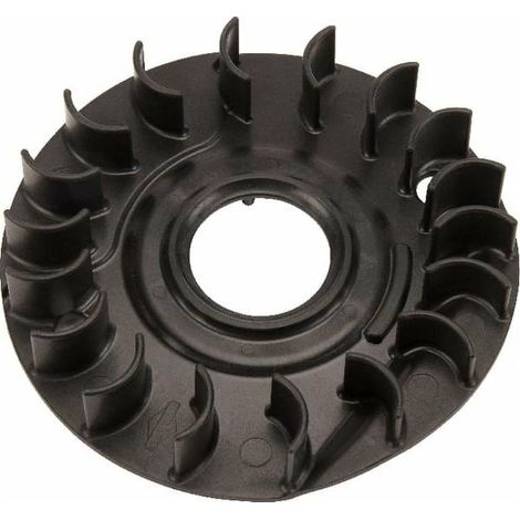 Ventilateur De Volant - Pour Moteur De Motoculteur - Compatible Briggs Et Stratton 796614 - Noir - 1 Pièce