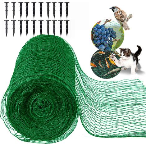 Filet Anti Oiseaux 4X12m Protection Oiseaux Anti Pigeon, Filet Jardin Potager pour Cerisier et Fraisier Protection Arbre Fruitier des Dommages Causés (1/5)