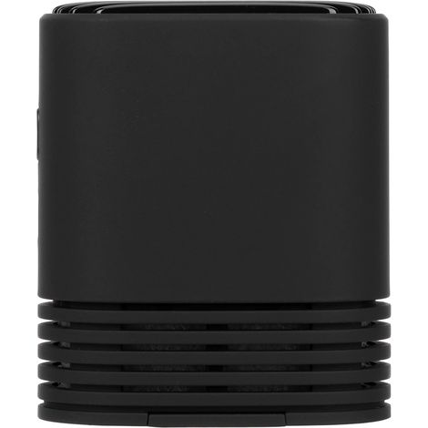 Tragbarer, um den Hals zu hängender, per USB aufladbarer Luftreiniger mit Negativ-Ionen entfernt Formaldehyd und Feinstaub (PM2.5). Schwarz. (1/5)