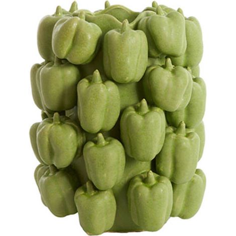 Vase Bellpepper céramique vert 24x23x33cm (1/3)