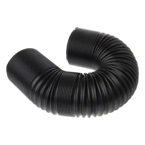 Tuyau d'admission d'air froid turbo 76 mm – Flexible noir – Longueur 25 cm à 1 m – Conduit d'induction pour performance moteur (1/4)