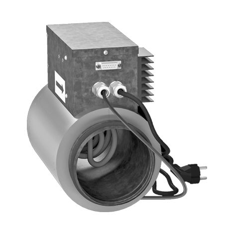 Batterie de post-chauffage 1,2 kW D125 - NKD - NKD12512 ECONOPRIME - NKD12512