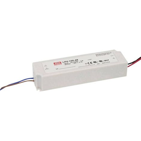 [NEUWERTIG] B-Ware MEAN WELL LED Trafo Netzteil Konstantspannung Netzgerät nicht dimmbar IP67 100W (1/2)