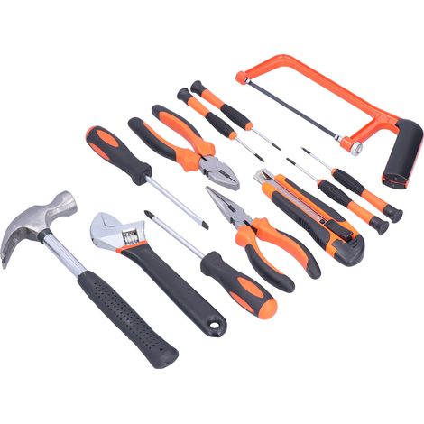 FIXMAN 45-teiliges Haushaltswerkzeugset, Reparatur-Handwerkzeugset für Haus und Wohnung, AC/DC 12–250 V, JYS004-1 (1/5)
