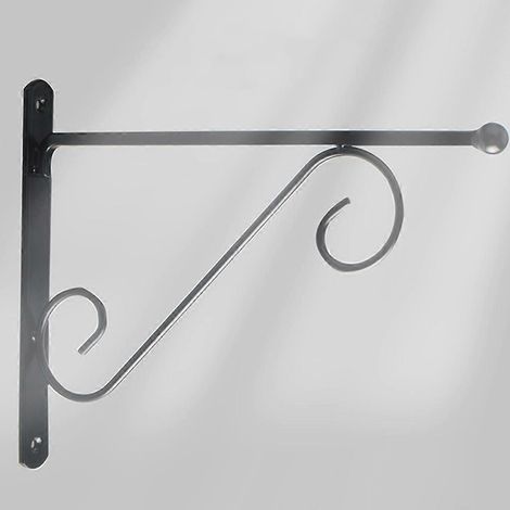 Support mural pour plantes, ensemble de 29 cm (11,4 pouces) pour suspendre jardinières, lanternes, mangeoires à oiseaux et crochets pour plantes suspendues (1/4)