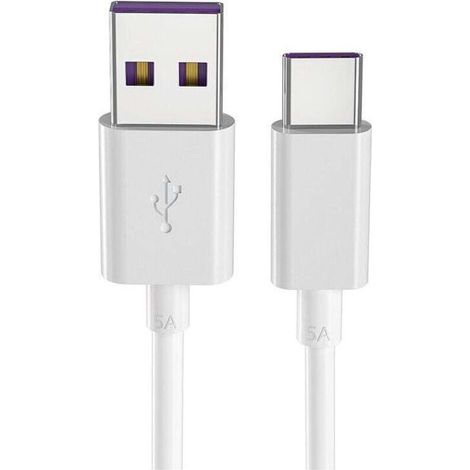 Le câble de charge ultra rapide 5A convient au câble de données du téléphone portable Huawei Type-c