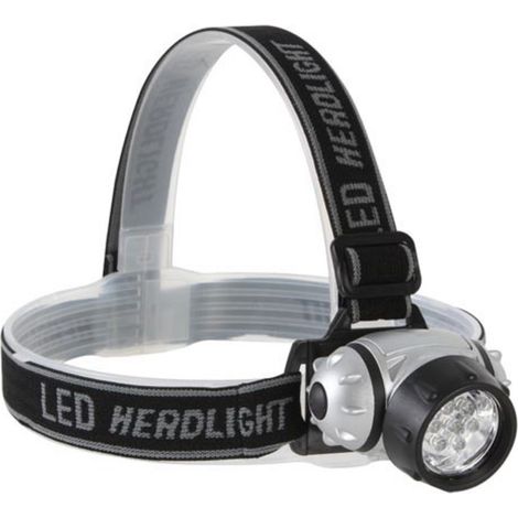 Stirnlampe extra helle  Kopflampe 7 LEDs für Joggen & Camping, Batteriebetrieben