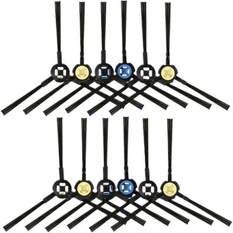 Brosse pour aspirateur 12PCS de remplacement Side Brosses – pour ZACO – A10 Pro Robot Aspirateur Home Appliance Accessoires (1/5)