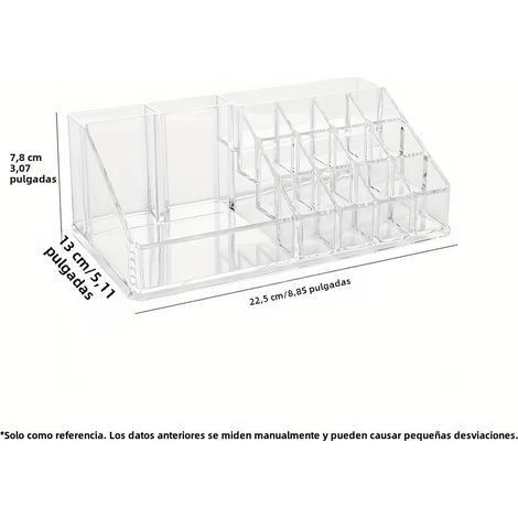 Lippenstifthalter, Make-up-Organizer, transparenter Tischständer, Kosmetikaufbewahrungsbox aus Acryl für Zuhause und Büro (1/5)