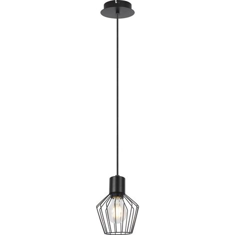 PENDENTE BELANO E27 NERO (1/3)