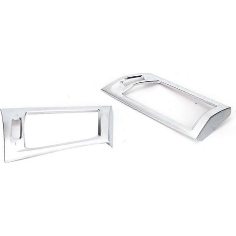 2pcs Garniture de Sortie d'Air Climatisation Latérale, Plaqué Chrome, Conduite à Gauche, Adaptée pour X3 F25 2011-2017 (1/4)