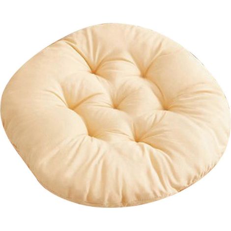 Coussin de chaise rembourré et respirant, accessoire polyvalent et doux pour chaises de jardin et salon.-Camel (1/5)