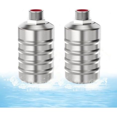 Vanne à flotteur entièrement automatique en acier inoxydable 304, lot de 2, avec arrêt automatique, pour réservoir d'eau (1/2'', prise d'eau supérieure) (1/4)