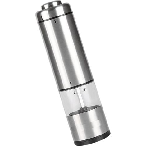 Moulin à poivre électrique, inox, argenté (1/5)