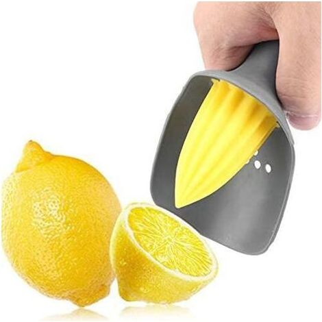 Presse-agrumes manuel en acier inoxydable avec filtre anti-graines – pour oranges, citrons, pamplemousses et autres agrumes – idéal pour jus frais maison (1/5)