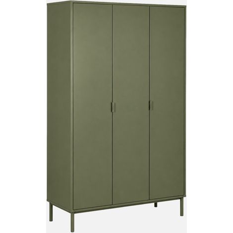 Vestidor, armario de madera y metal con 3 puertas (1/5)