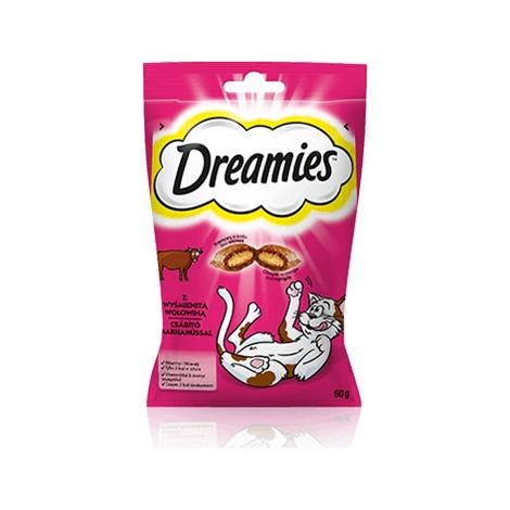 DREAMIES 4008429037948 CROQUETTE POUR CHAT 60 G ADULTE BœUF