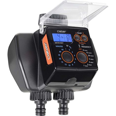 CLABER 8488 DUAL SELECT CENTRALINA PROGRAMMATORE IRRIGAZIONE GIARDINO 2 VIE