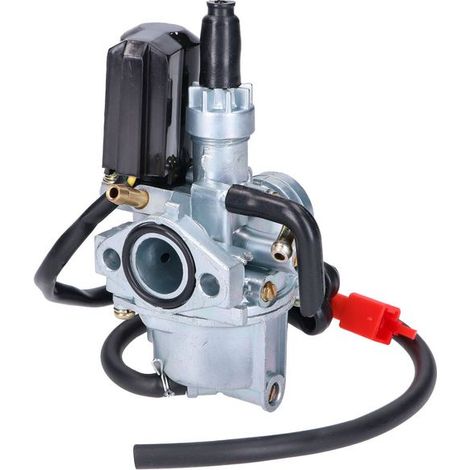 Carburatore 101 ottani 12 mm, con starter automatico, Kymco / Peugeot verticale / SYM (sostituzione del carburatore Gurtner) (1/2)