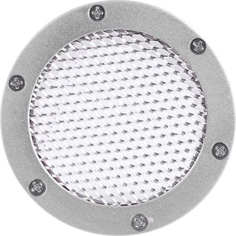 Prises d'air universelles pour voiture, grille de pare-chocs, entrée de conduit pour admission d'air froid (Argent) (1/3)