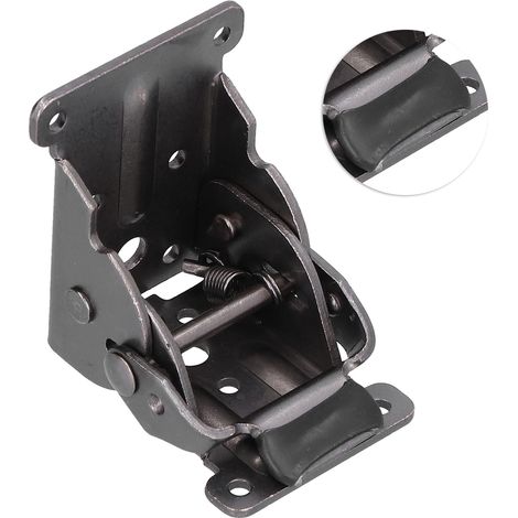 Support pliable à verrouillage automatique à 90° en alliage d'aluminium pour pieds de table et de lit - Accessoires pour meubles (1/5)