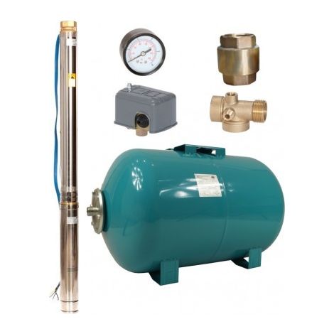 kit forage complet 100L 52 L- min à 72 M avec accessoires