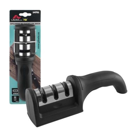 Afilador Cuchillos 20cm Lauxa Home, 3 Ranuras Afilado (1/5)