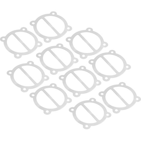 10 plaques d'étanchéité en aluminium de remplacement pour compresseurs d'air d'un diamètre de 65 mm (1/5)
