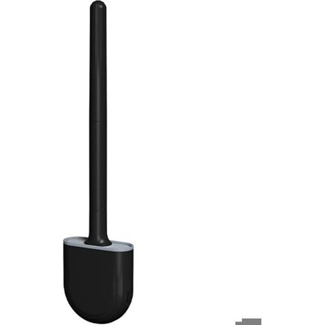 Brosse de Toilette,Brosse WC,Balai WC,Brosse WC Silicone et Support Balayette WC Ventilée Séchage Rapide sans Odeur Brosse pour (1/5)