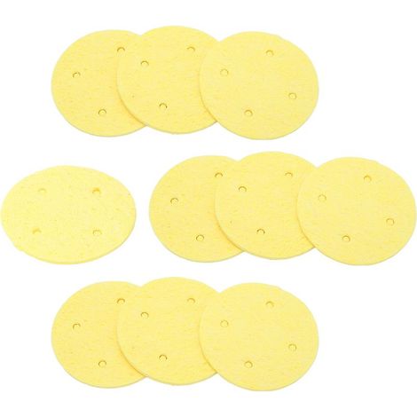 10 pièces 60mm Électrodes EMS Pads Conductive Réutilisables pour Électrothérapie (1/5)