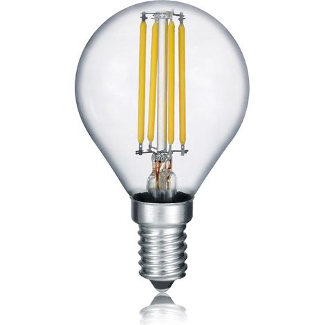 E14 Filament LED, 4,5 Watt, 470 Lumen, warmweiß, Ø4,5cm, 3 Stufen Dimmer (1/5)