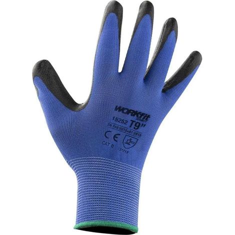 Gant de protection Workfit nitrile bleu taille 10 paire