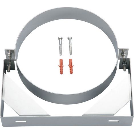 Bosch Accessori scarico fumi AZB 1045 Staffa a parete d:125/185 mm, acciaio inox, 7746900994